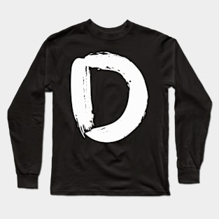 Letter D Long Sleeve T-Shirt